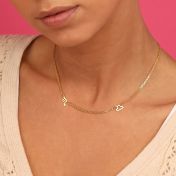 Helena Zodiac Milanese Chain Necklace [18K Gold Plated]