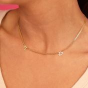 Helena Zodiac Milanese Chain Necklace [18K Gold Plated]