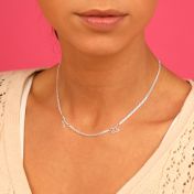 Helena Zodiac Milanese Chain Necklace [Sterling Silver]