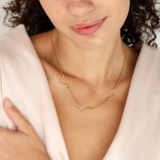 Ella Zodiac Diamond Necklace [18K Gold Plated]