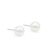 Ellie Pearl Earrings [Sterling Silver]