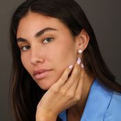 Ellie Pearl Earrings [Sterling Silver]