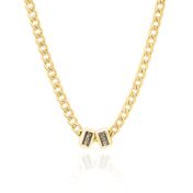 Emily Cuban Chain Name Necklace [18K Gold Plated]