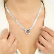 Compass Name Necklace [Sterling Silver]