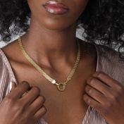 Collana Cerchio Emma [Oro Vermeil 18kt] - con i Nomi 