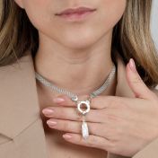 Emma Kreiskette [Sterlingsilber] - mit Charms