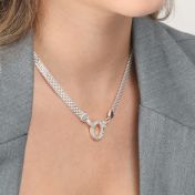 Collana Emma a Spina di Pesce [Argento 925 ] - con i Segni Zodiacali