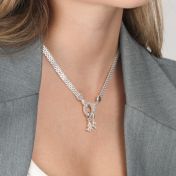 Collana Emma a Spina di Pesce [Argento 925 ] - con i Segni Zodiacali