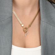 Emma Circle Necklace [18K Gold Vermeil] - with Zodiac Signs