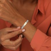 Milanese Chain Name Bracelet [Sterling Silver / 18K Gold Plated]
