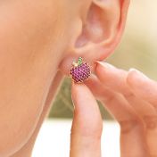 Enchanted Apple Studs [Gold Plated]