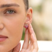Enchanted Apple Studs [Gold Plated]