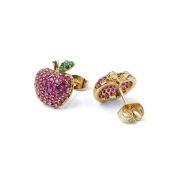 Enchanted Apple Studs [Gold Plated]