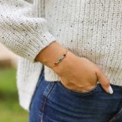 Enchanted Charms Birthstone Bracelet [Gold Plated]