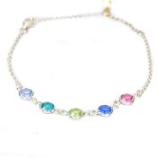 Enchanted Charms Birthstone Bracelet [Sterling Silver]