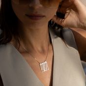 Enchanted Map Statement Necklace [18K Gold Plated]