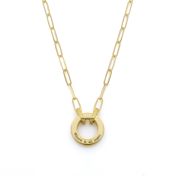 Enchanted Message Link Chain Necklace [18K Gold Vermeil]