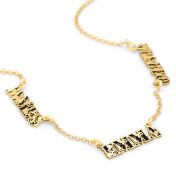 Enchanted Multi-Name Necklace [Classic Chain / 18K Gold Vermeil]