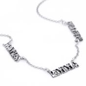 Enchanted Multi-Name Necklace [Classic Chain / Sterling Silver]