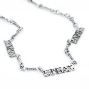 Enchanted Multi-Name Styled Chain Necklace [Sterling Silver]