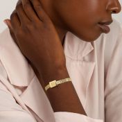 Enchanted Names Milanese Chain Bracelet [18K Gold Vermeil]