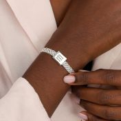 Enchanted Names Milanese Chain Bracelet [Sterling Silver]