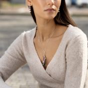 Enchanted Rain Birthstone Necklace [Sterling Silver]