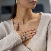 Enchanted Rain Birthstone Necklace [Sterling Silver]