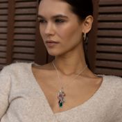 Enchanted Rain Birthstone Necklace [Sterling Silver]