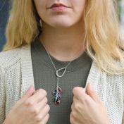 Verzauberte Lariat-Halskette [Sterlingsilber]