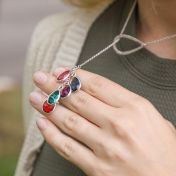 Verzauberte Lariat-Halskette [Sterlingsilber]