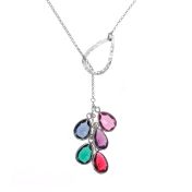 Verzauberte Lariat-Halskette [Sterlingsilber]