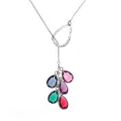 Verzauberte Lariat-Halskette [Sterlingsilber]