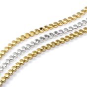 Mia Tennis Engraved Bracelet [18K Gold Vermeil]