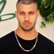 Figaro Chain Men Name Necklace - 18K Gold Plated