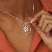 Family Tree Name Necklace [Sterling Silver]