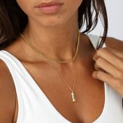Eternity Bar Name Necklace [18K Gold Plated]