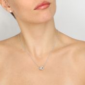 Ewigkeit Kette mit Gravur [Sterlingsilber]