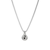 Evil Eye Engraved Necklace for Men