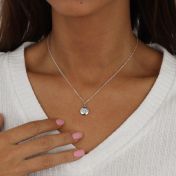 Evil Eye Necklace [Sterling Silver]