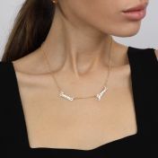Family Bond Multi-Name Necklace [18K Gold Vermeil]