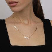 Family Bond Multi-Name Necklace [18K Gold Plated]