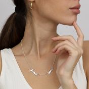 Family Bond Multi-Name Necklace [Sterling Silver]