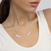 Family Bond Multi-Name Necklace [Sterling Silver]