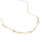 Family Bond Multi-Name Necklace [18K Gold Plated]