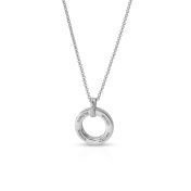 Family Circle  Engraved Necklace [Sterling Silver]