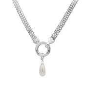 Drop Pearl Charm [Sterling Silver]