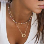 Enchanted Message Link Chain Necklace [18K Gold Vermeil]