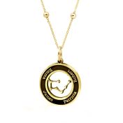 Mother's Circle Zodiac Necklace - Dark Circle [18K Gold Vermeil]
