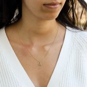 Family Roots Initial Necklace [14 Karat Gold]